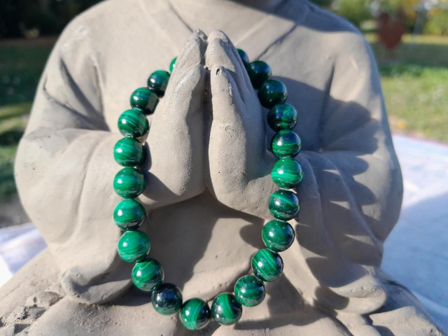 Bracelet Malachite foncée
