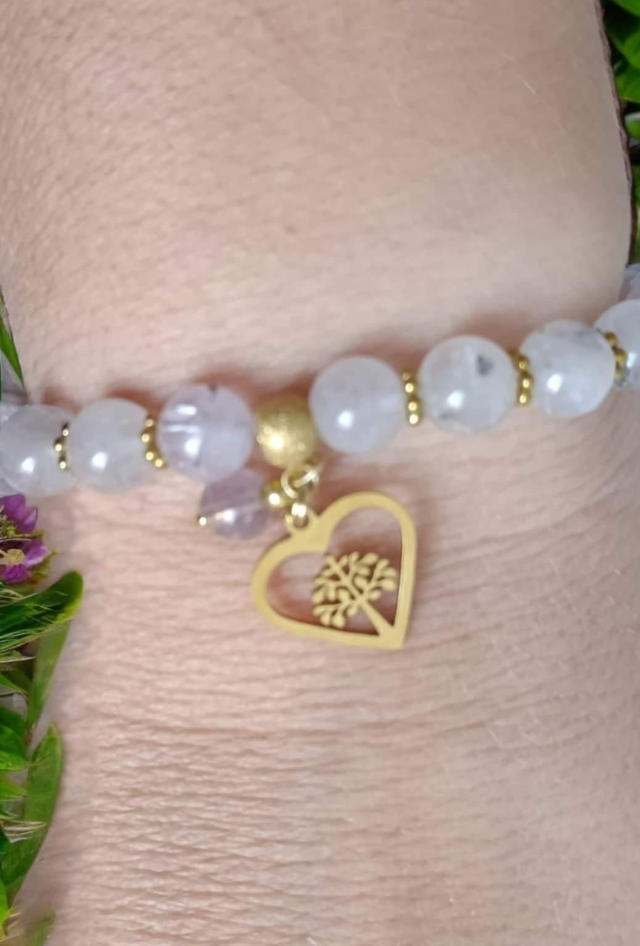 Bracelet Améthyste Lavande - Paix intérieure