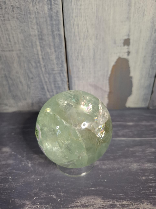 Green Fluorite Sphere 