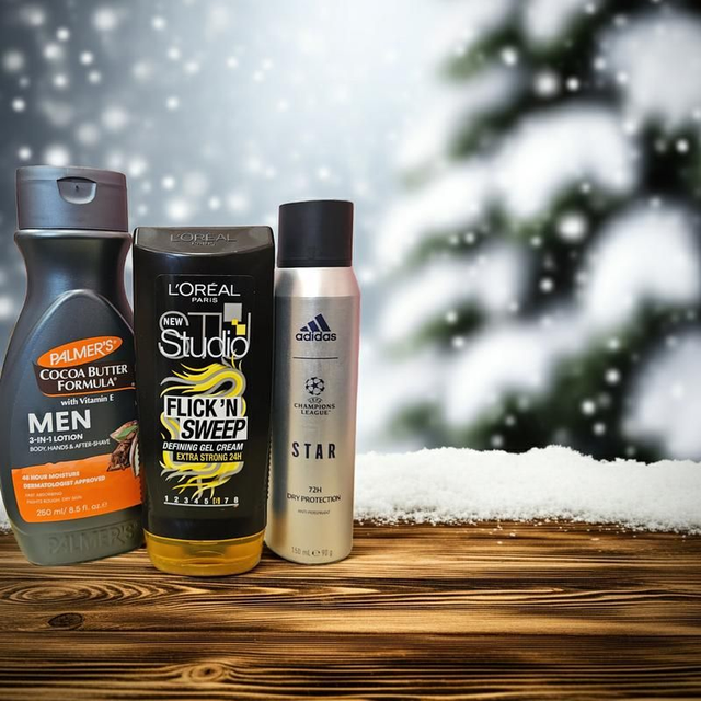 Men’s Grooming Gift Set – Palmer’s, Adidas & L’Oréal