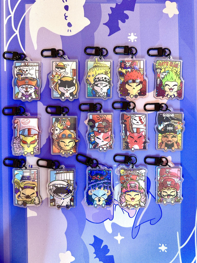 Capitanes One Piece • Llaveros