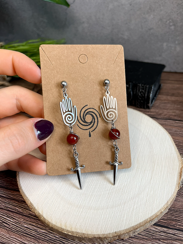 Boucles d'oreilles Blood mage