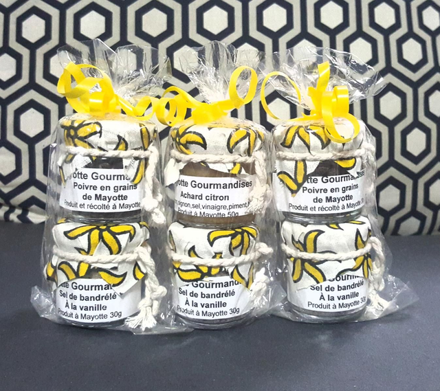 Mini coffret Epices Sel de Bandrélé et poivre de mayotte