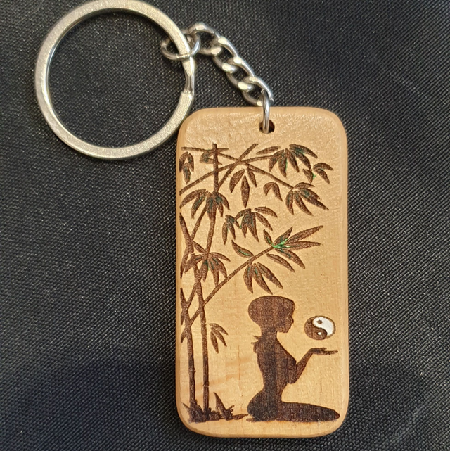 Porte-clef esprit zen