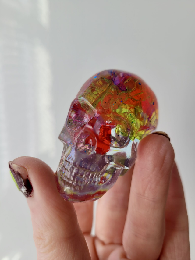 Skull Ornament - Medium -  Gummy Bears