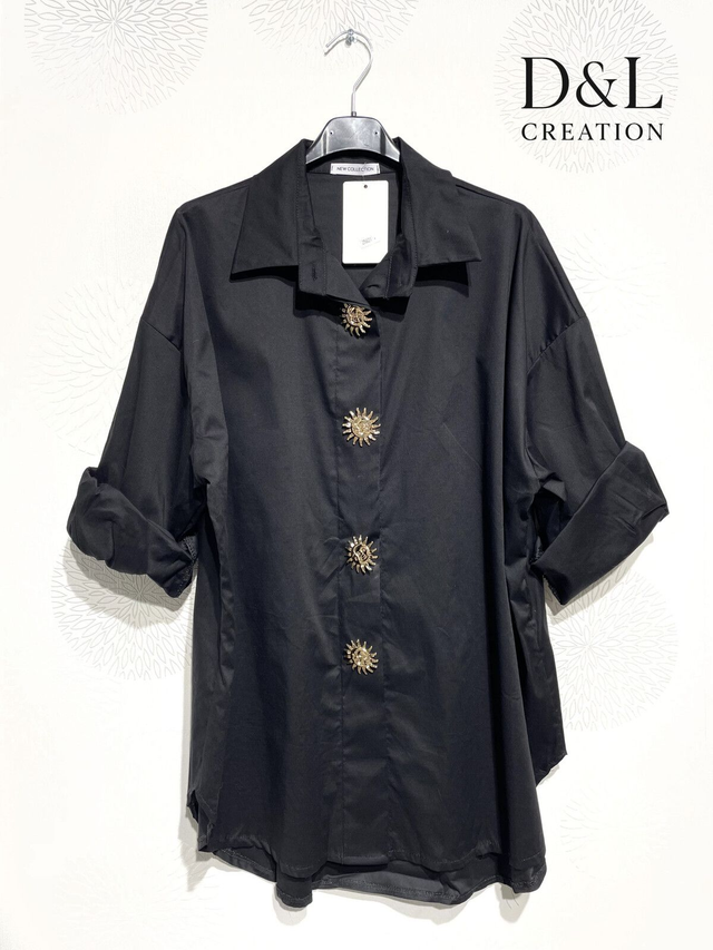 Chemise avec broches soleil