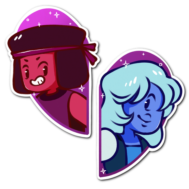 LOVE COLLECTION | DUO Ruby & Sapphire
