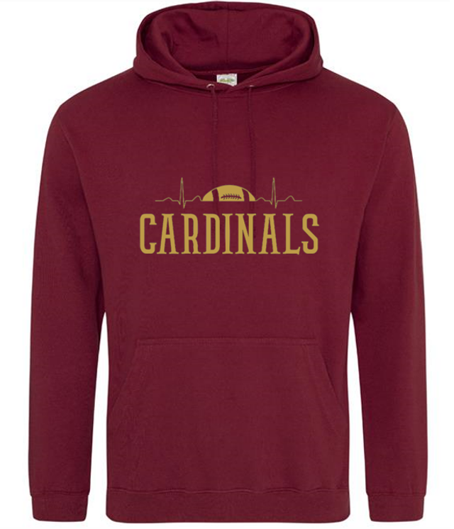 Ipswich Cardinals Heartbeat Hoodie
