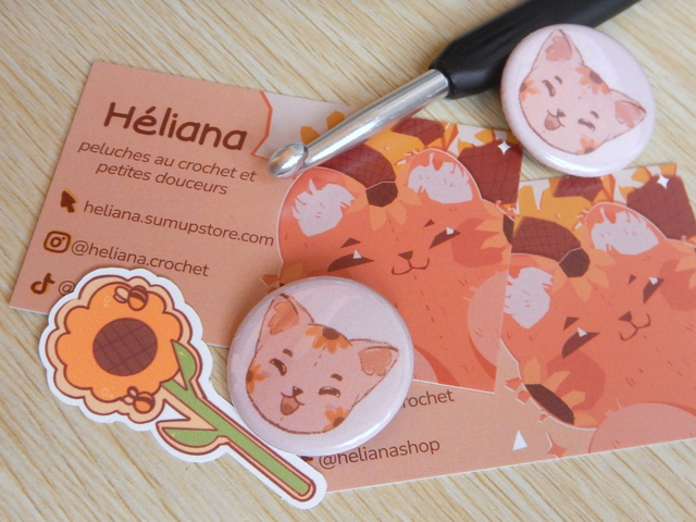 Pin's Mascotte Héliana 🌻