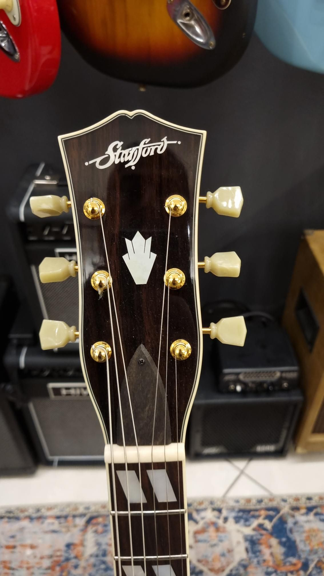 Stanford CR Thinline 35 Cherry - 335 style (Usato)