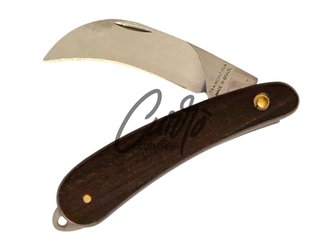 Canivete Profissional Curvo Para Poda 3 Polegadas Tramontina