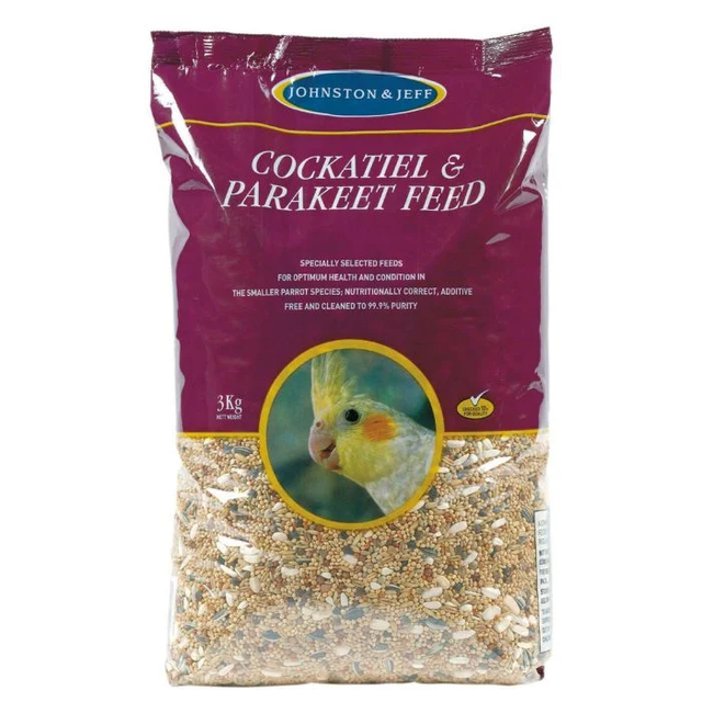 Johnston &amp; Jeff Cockatiel &amp; Parakeet 1KG 
