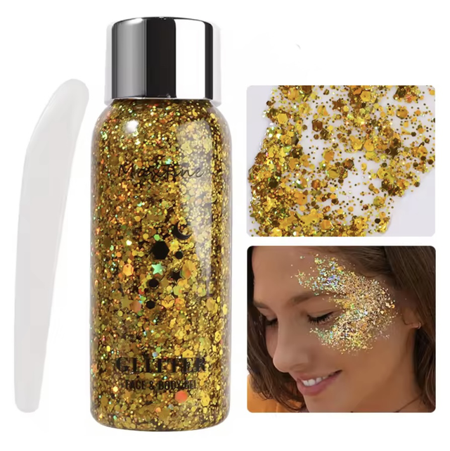 gel corps pailletté doré DORÉ
