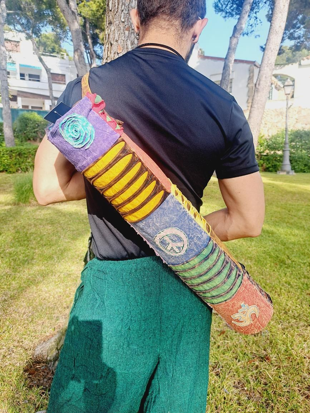 Bolsa Yoga Multicolor artesanía 
