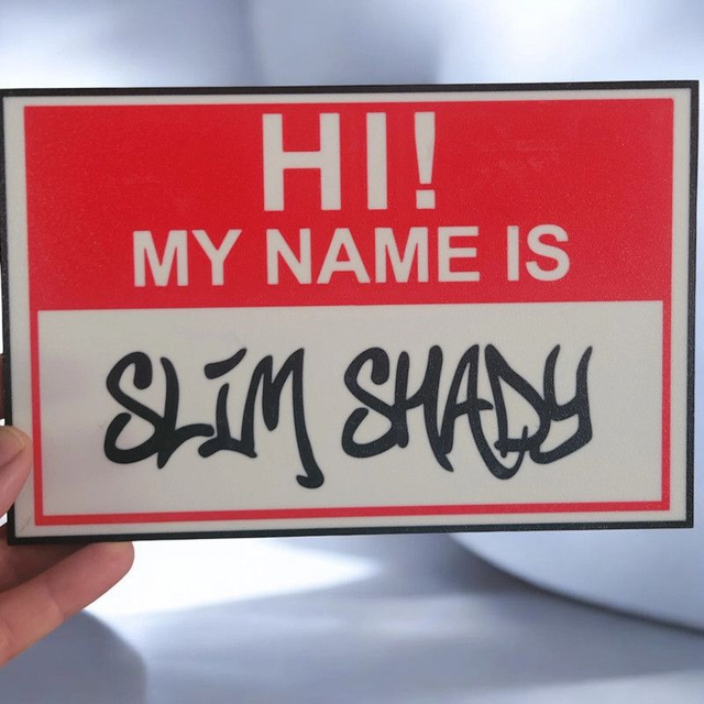 Lampe 3D Eminem Slim Shady LED - Légende du rap, illumine ton espace !