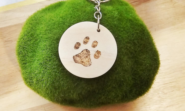 Collar Tag Wood
