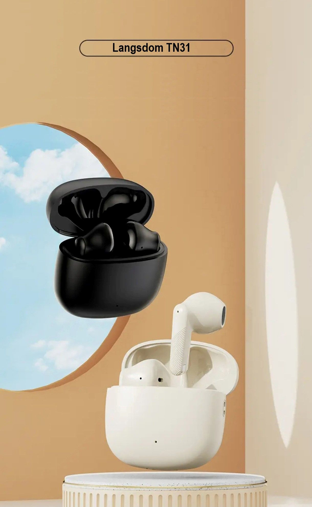 Langsdom TN31 Blanc offrent un son et une voix de haute qualité lors des appels.