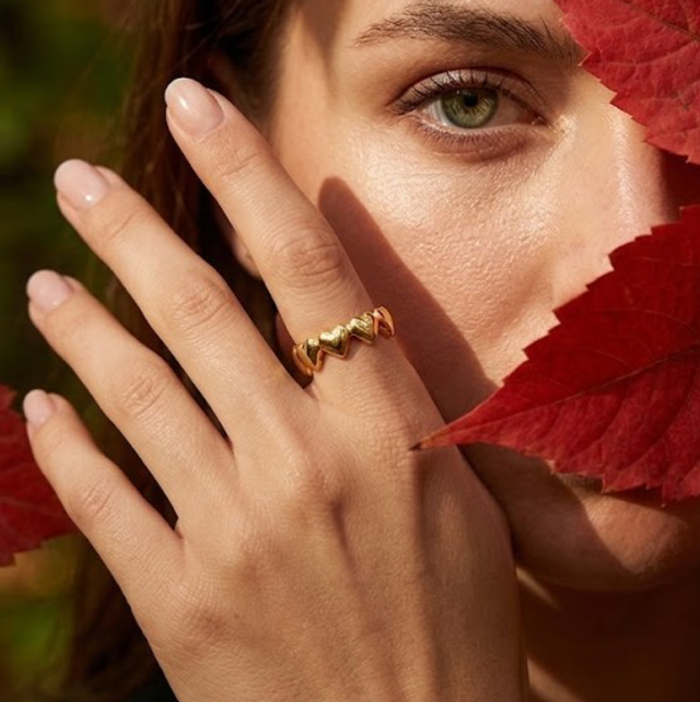 Bague coeur