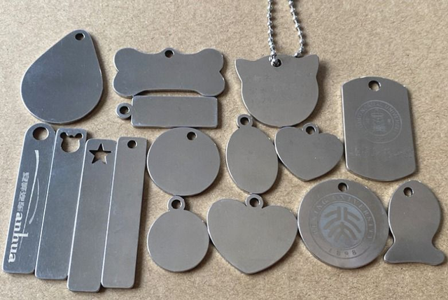 Metal Steel Keyring or Necklace