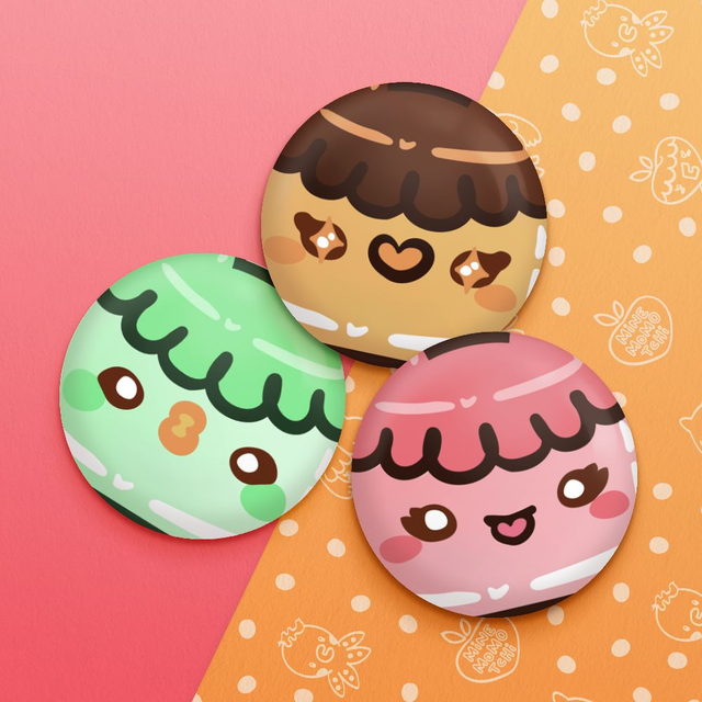 Badge ♡ Série Pudding
