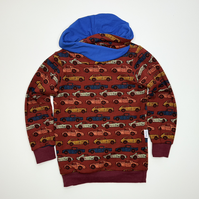 Hoodie Gr.116 - Wickelkragen