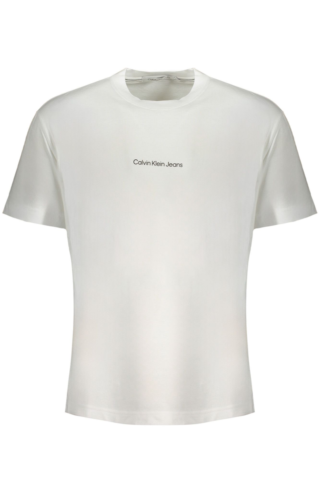 CALVIN KLEIN T-SHIRT MANICHE CORTE UOMO BIANCO