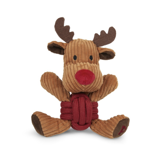 Rudolph Rope Ball Dog Toy