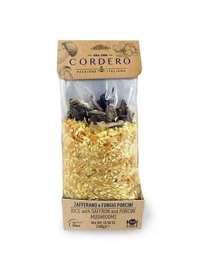 Riso Cordero - Risotto ai Funghi Porcini e Zafferano 300g