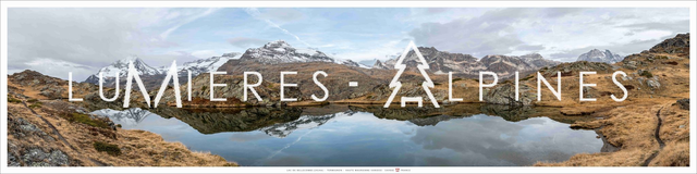 Lac de Bellecombe - (Haute Maurienne Vanoise)  96 * 24cm