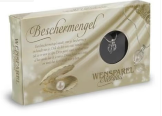 Luxe Wensparel sieraad Beschermengel