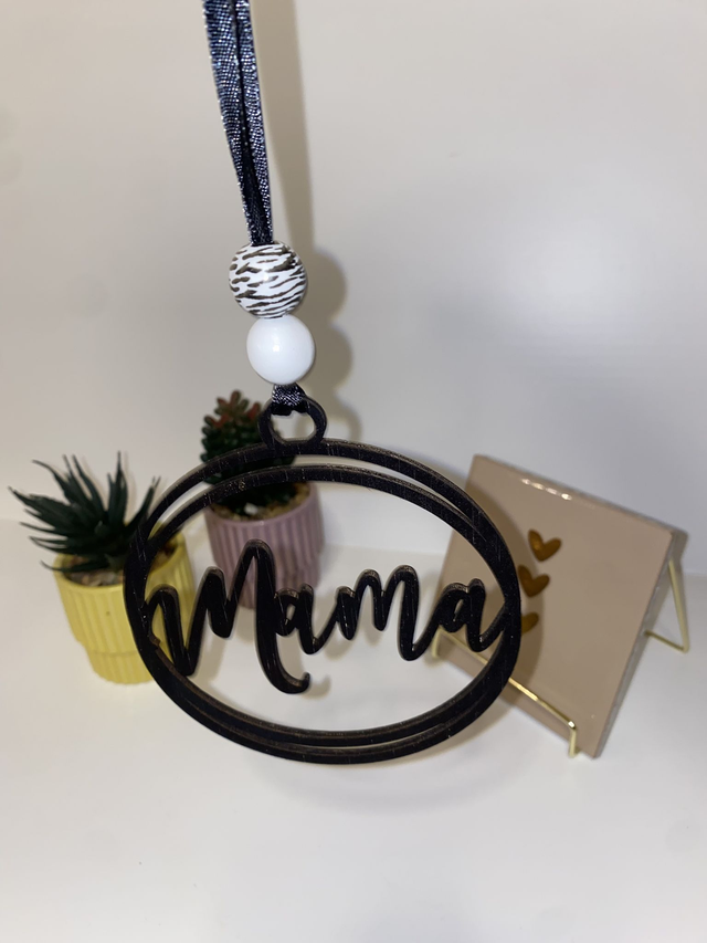 Stijlvolle Mum Auto Hanger – Lasergegraveerd &amp; Versierd Cadeau