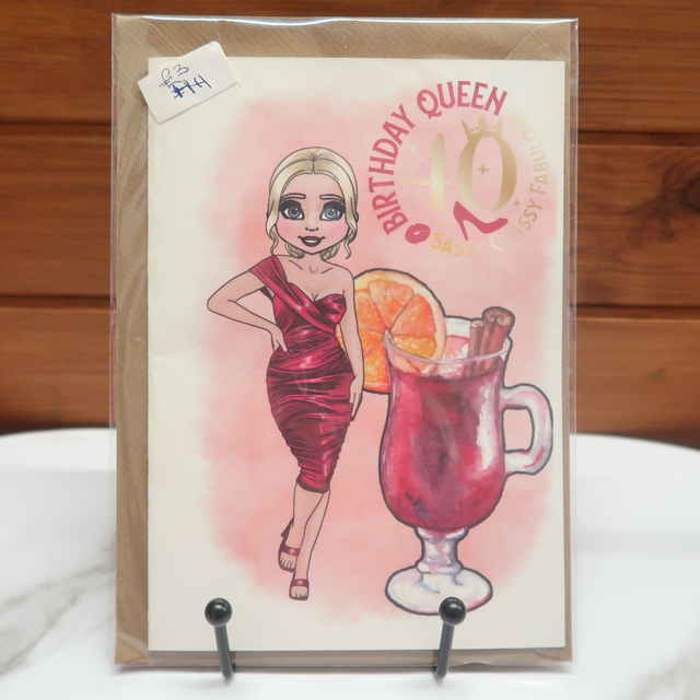 Adult Age Birthday Card