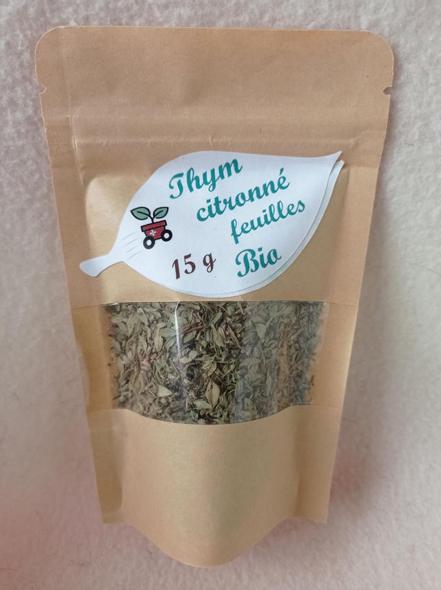 Thym citronné feuilles 15g BIO 