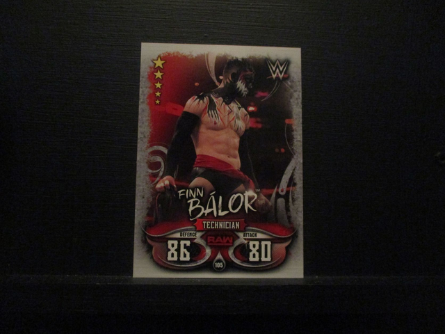 Finn Balor - Raw Slam Attax Live Original Trading Card #105