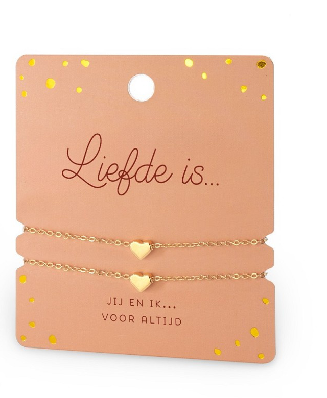 Armband duo liefde is