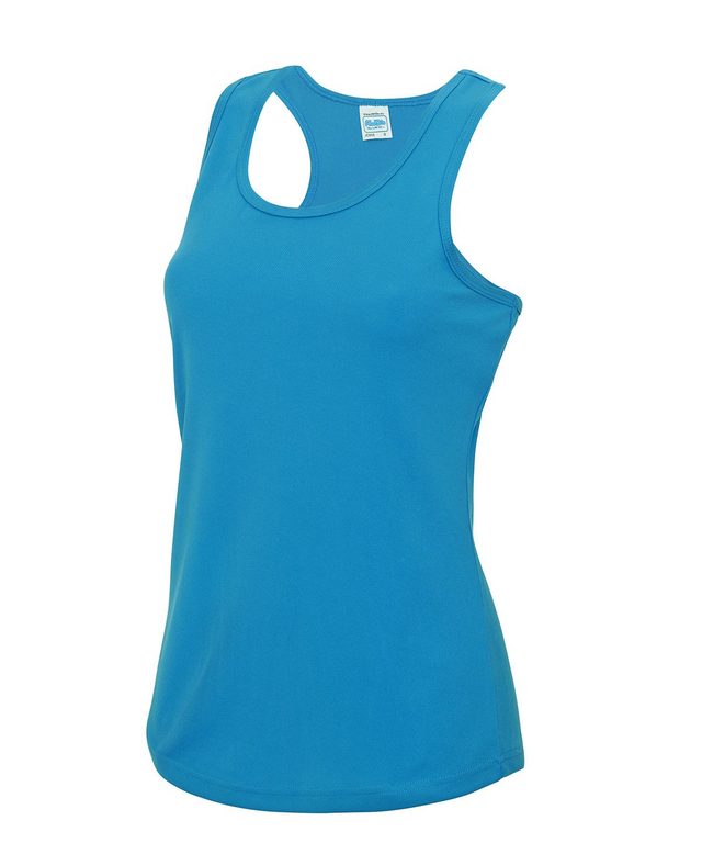 Custom Ladies Vest Sapphire Blue