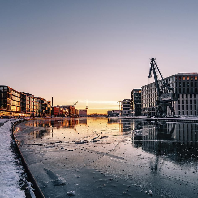 Winter am Hafen