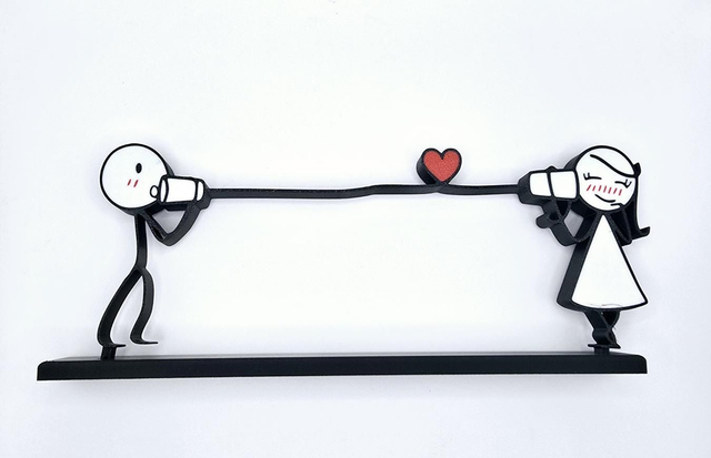 625. 3D printed stick figures