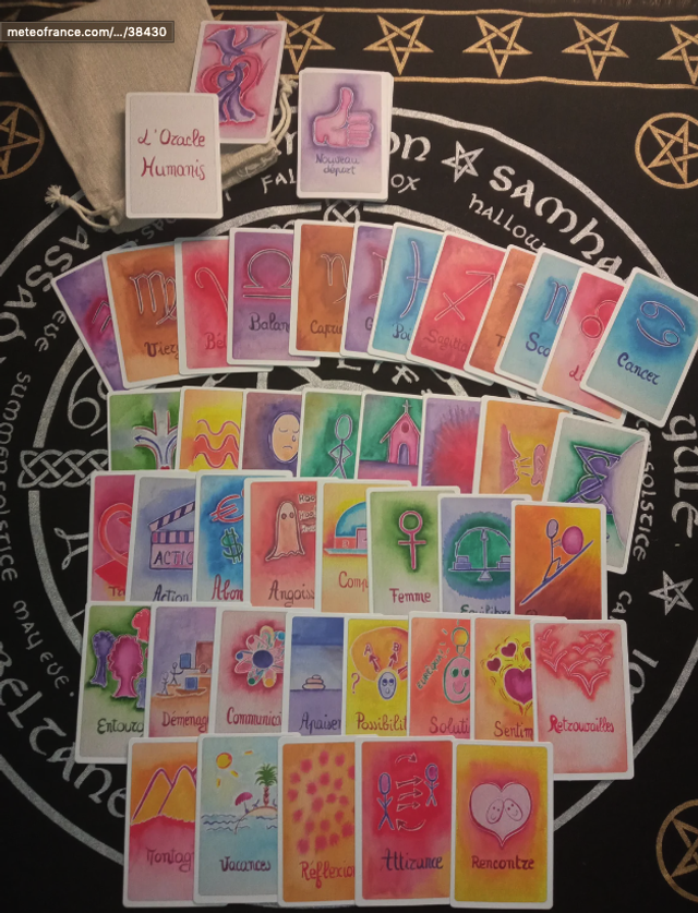 L'Oracle Humanis new ! version pocket 70 cartes