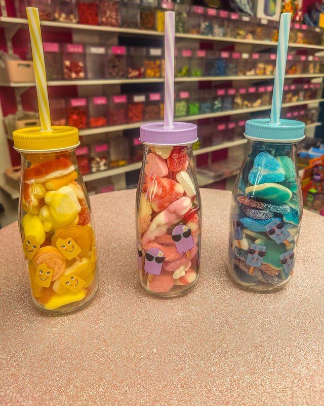 Verre rempli de bonbons (petit modèle)