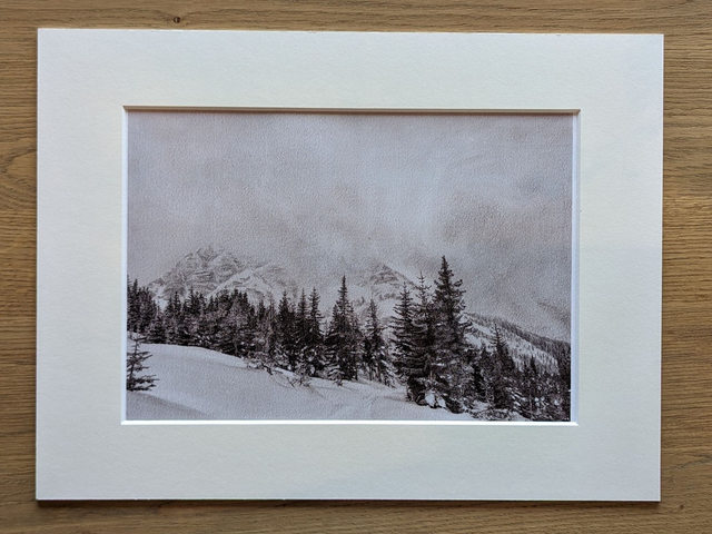 Artprint "Serles Nebel"