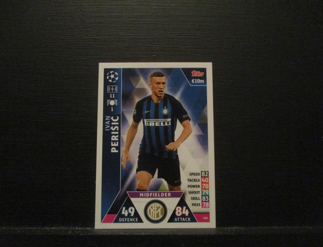 Ivan Perisic - UEFA Champions League Match Attax 2018/19 Original Trading Card #266
