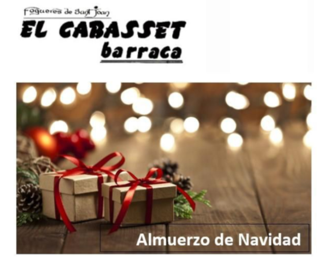 Donativo asistencia Almuerzo de Navidad