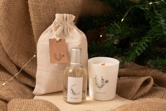 Pochon bougie et brume d'ambiance