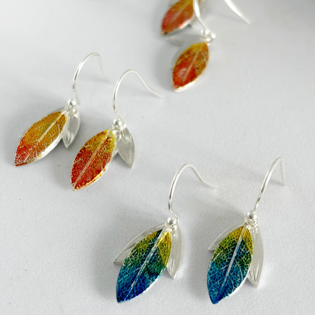 Colourful Floral Earrings 