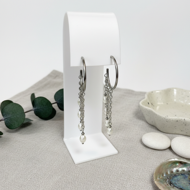 Brincos Glam Pérola