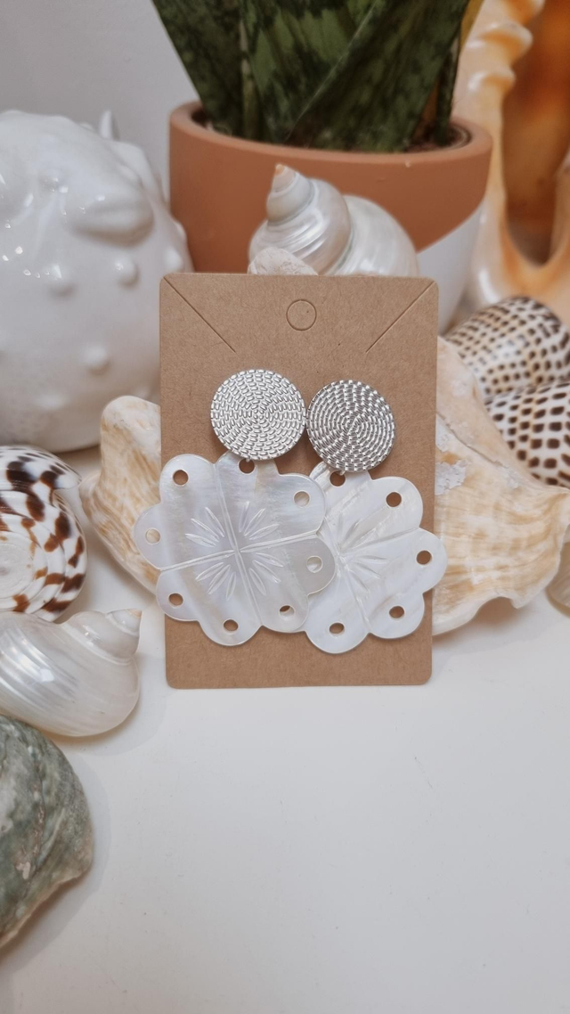 Boucles d'oreilles nacre 