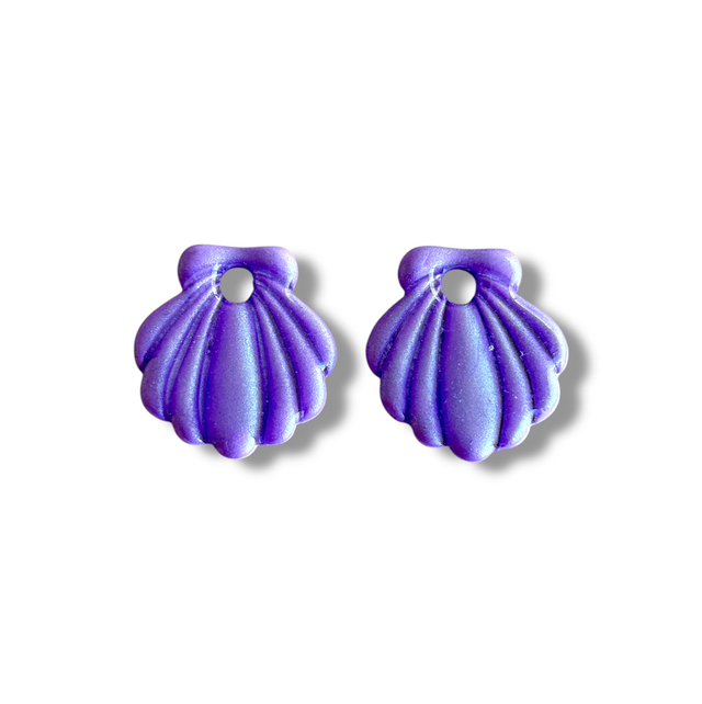 Pampilles Shelly lilas irisé (défaut)