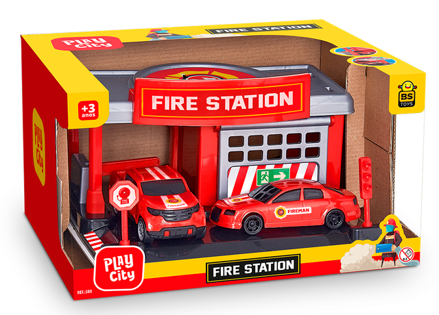 PlayCity Fire Station - Bombeiro