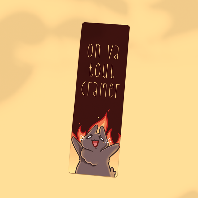 Marque-pages ON VA TOUT CRAMER (AGENT DU CHAOS)